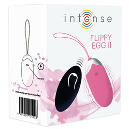 Intense - Flippy Ii Uovo Vibrante Con Telecomando Rosa
