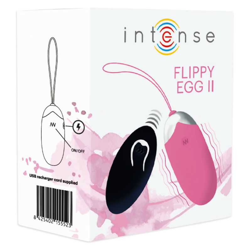Intense - Flippy Ii Uovo Vibrante Con Telecomando Rosa