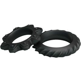 Baile - Kit 2 Anelli In Silicone Fioriti