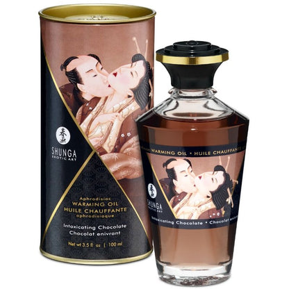 Shunga - Olio Da Massaggio Effetto Calore Gusto Cioccolato Intenso 100 Ml