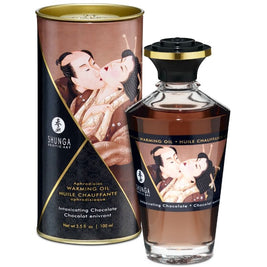 Shunga Olio da Massaggio Effetto Calore Cioccolato 100ml