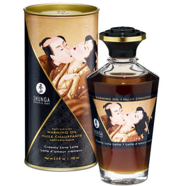 Shunga Olio da Massaggio Effetto Calore Creamy Love Latte 100ml
