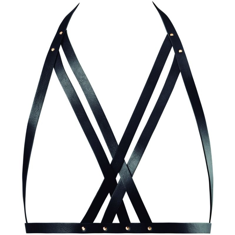 Bijoux Indiscrets Maze Halter - Imbracatura Elegante Nera