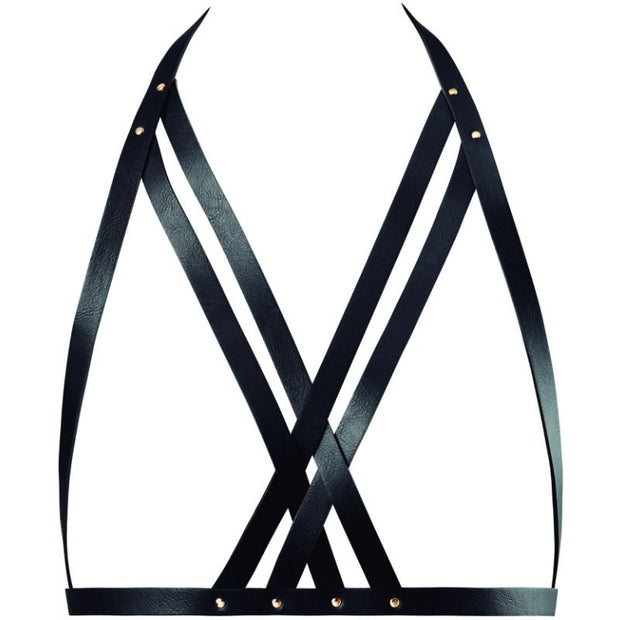 Bijoux Indiscrets Maze Halter - Imbracatura Elegante Nera