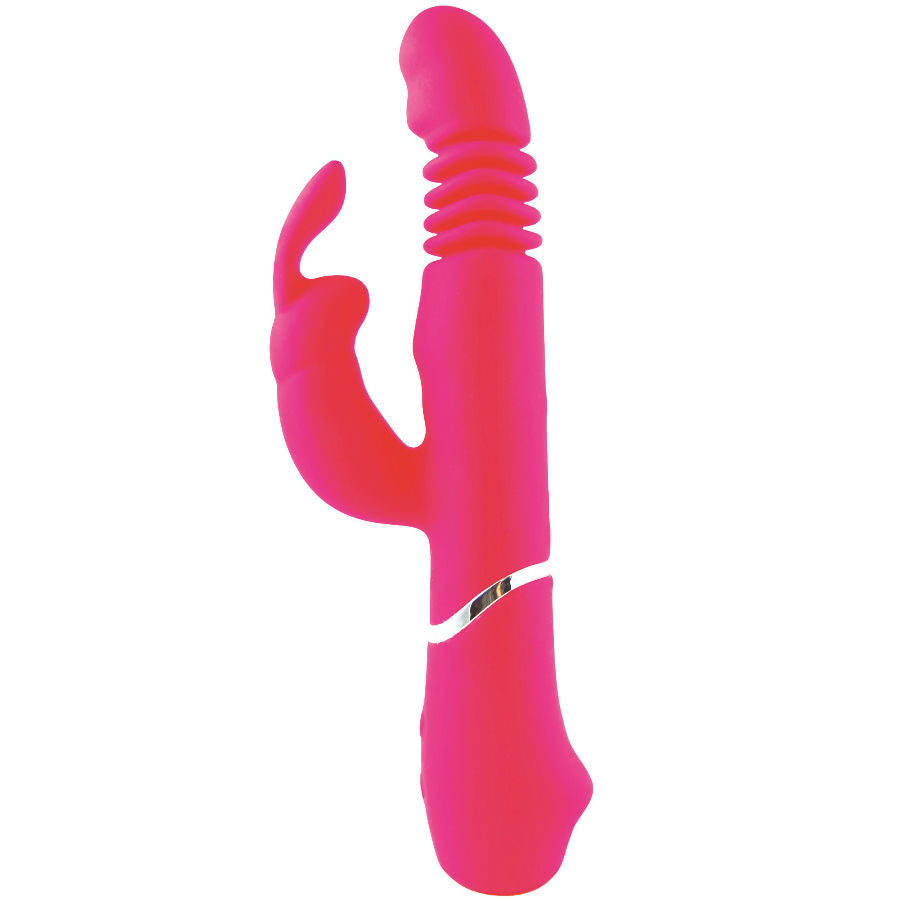 Tesoro Missouri Vibratore Rabbit in Silicone Premium Rosa - immagine 2