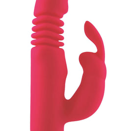 Tesoro Missouri Vibratore Rabbit in Silicone Premium Rosa - immagine 4
