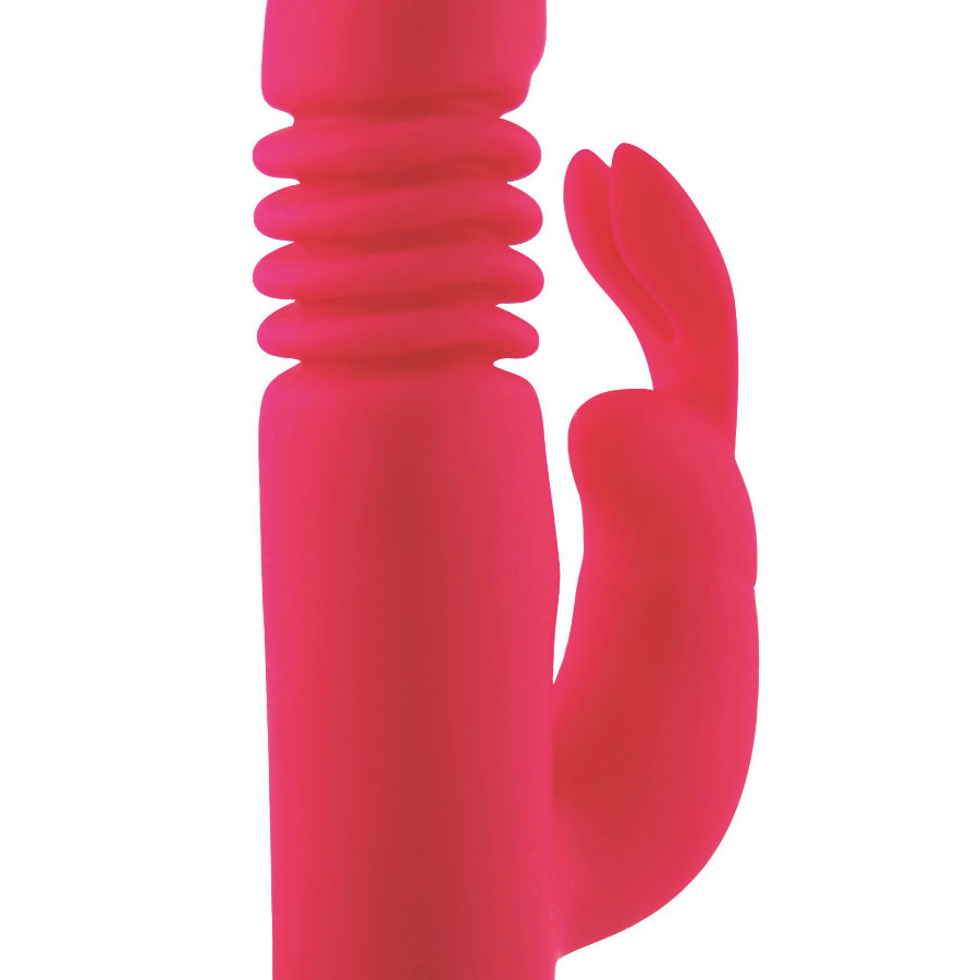 Tesoro Missouri Vibratore Rabbit in Silicone Premium Rosa - immagine 7