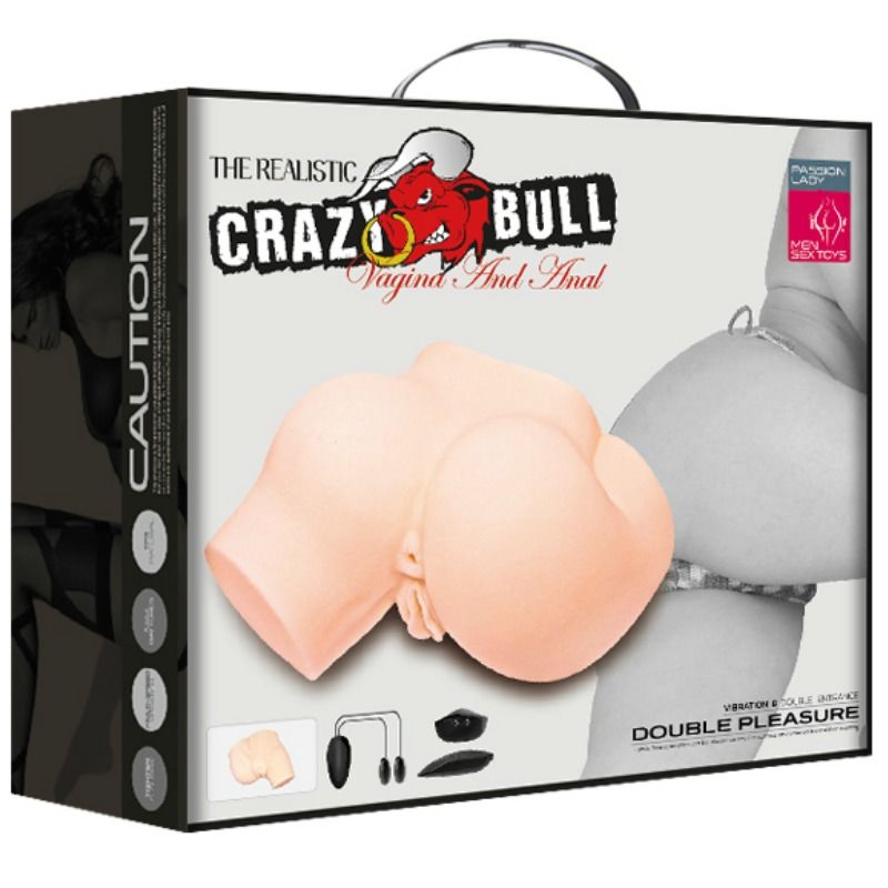 Masturbatore Maschile Vibrante in Silicone Premium | CRAZY BULL