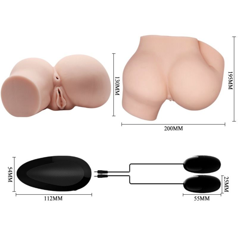 Masturbatore Maschile Vibrante in Silicone Premium | CRAZY BULL