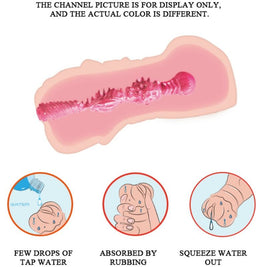 Crazy Bull - Masturbador Vaginale Con Pelle D'Acqua E Proiettili Vibranti