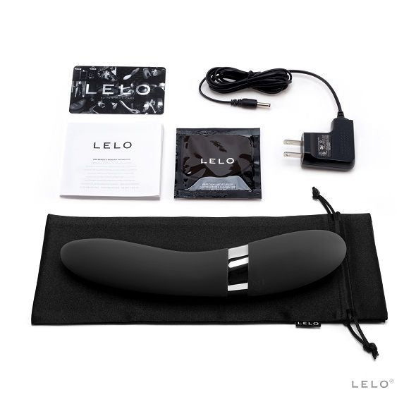 Lelo Elise Vibratore Nero Ricaricabile in Silicone con 5 Modalità