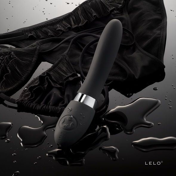 Lelo Elise Vibratore Nero Ricaricabile in Silicone con 5 Modalità