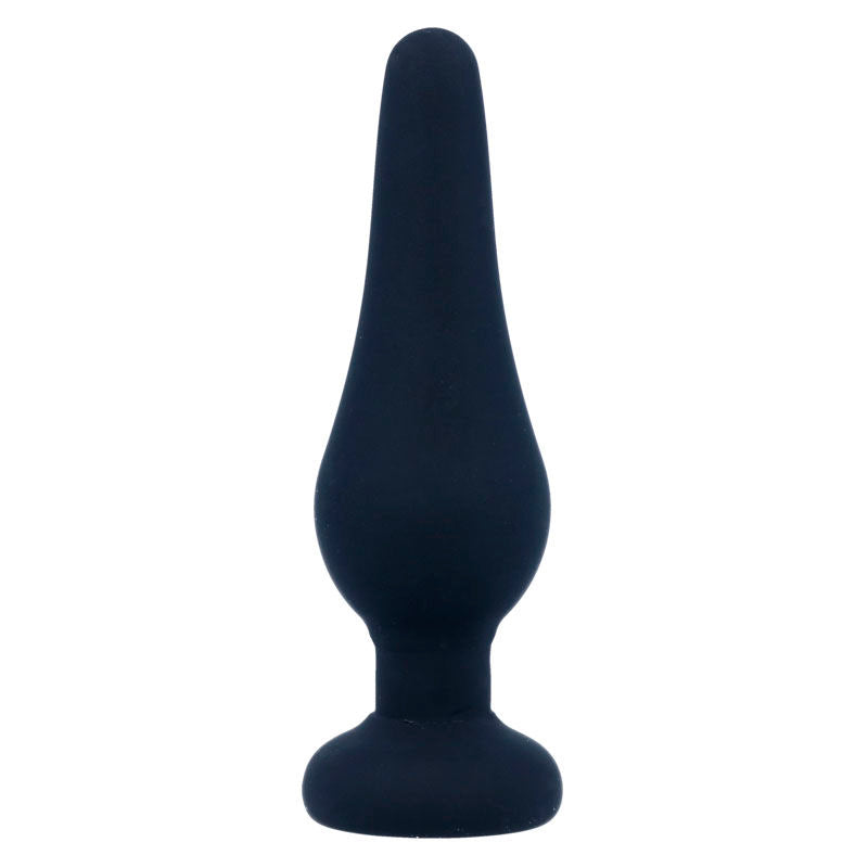 Intense - Plug Anale Pipo S Silicone Nero 9,8 Cm