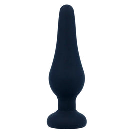 Intense - Plug Anale Pipo S Silicone Nero 9,8 Cm