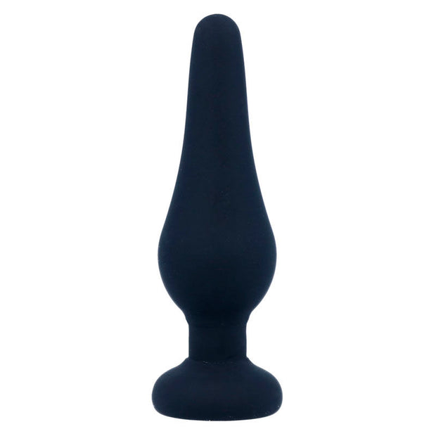 Intense - Plug Anale Pipo S Silicone Nero 9,8 Cm