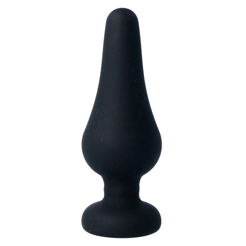 Intense - Plug Anale Pipo L Silicone Nero 13 Cm