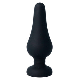 Intense - Plug Anale Pipo L Silicone Nero 13 Cm