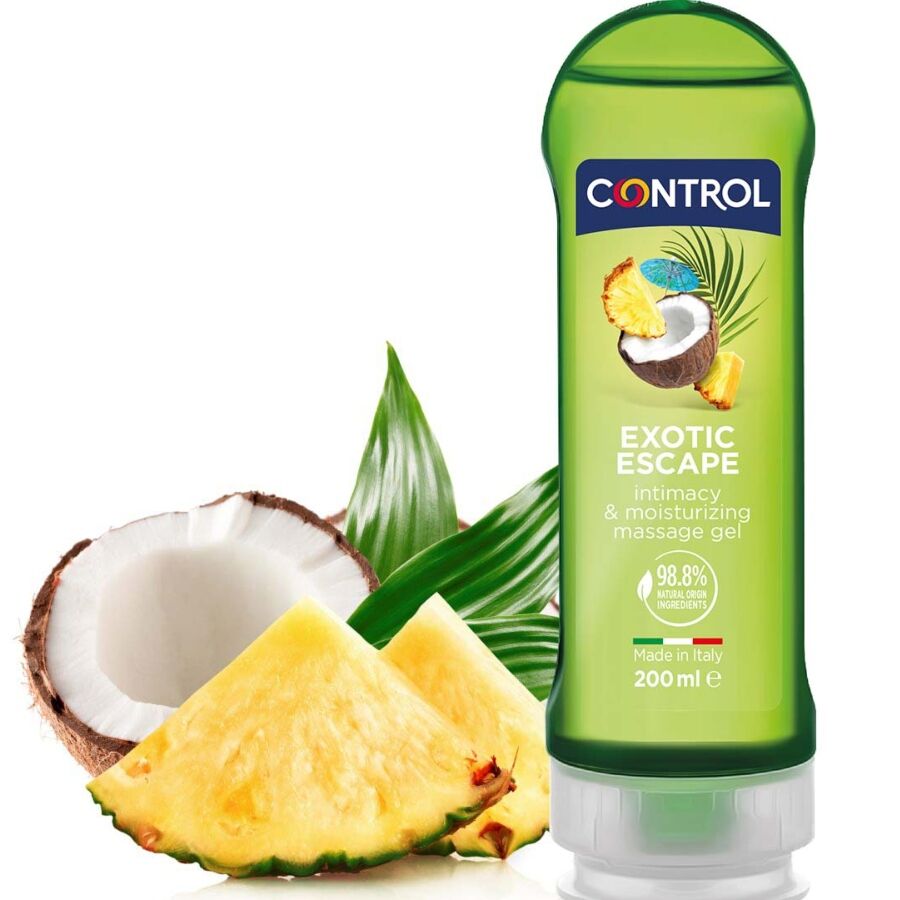 Control 2in1 Olio Massaggio Esotico Aromatizzato 200ml