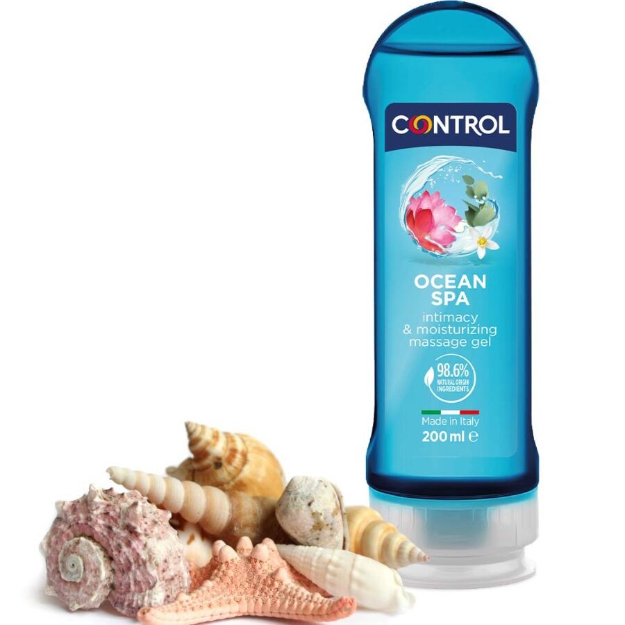 Control Olio Massaggio 2in1 Mare Mediterraneo 200ml Body-Safe