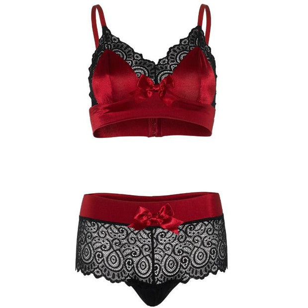 Leg Avenue - Set Dos Piezas Rojo Y Negro L/Xl
