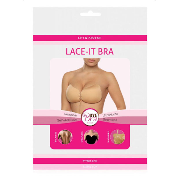 Bye-Bra - Lace-It Enhancement Push-Up Nero Coppa B