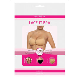 Bye-Bra - Lace-It Enhancement Push-Up Nero Coppa D