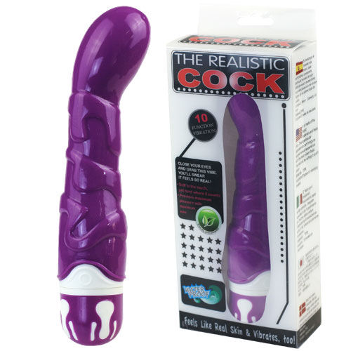 Baile Vibratore Realistico a 10 Ritmi in Silicone Violetto - immagine 5