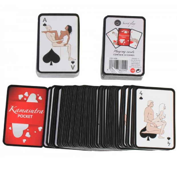 SecretPlay Carte da Gioco Kamasutra Tascabili Multilingua