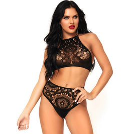 Leg Avenue - Completo 2 Pezzi Top E Slip M/L