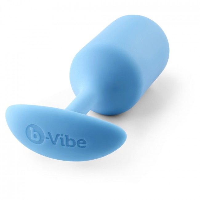 B-Vibe - Plug Anale Snug 3 Blu Cielo
