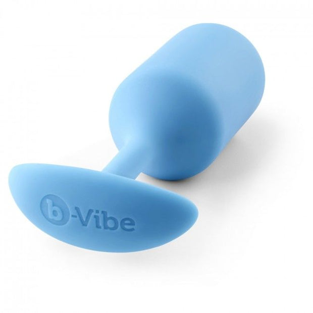 B-Vibe - Plug Anale Snug 3 Blu Cielo