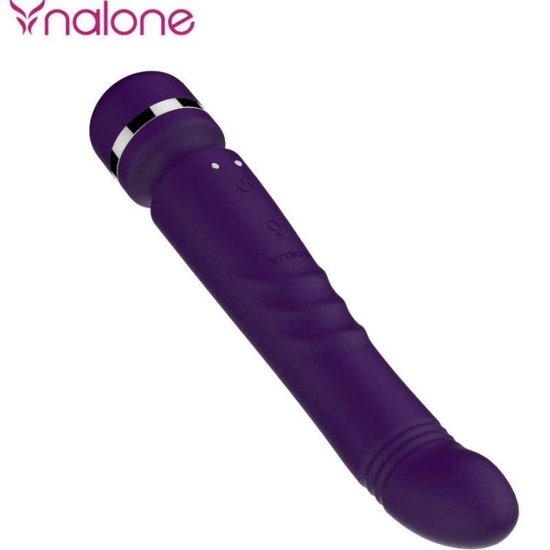 Nalone Yoni Massaggiatore Doppia Testa in Silicone Premium