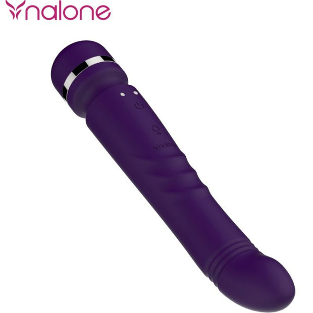 Nalone Yoni Massaggiatore Doppia Testa in Silicone Premium