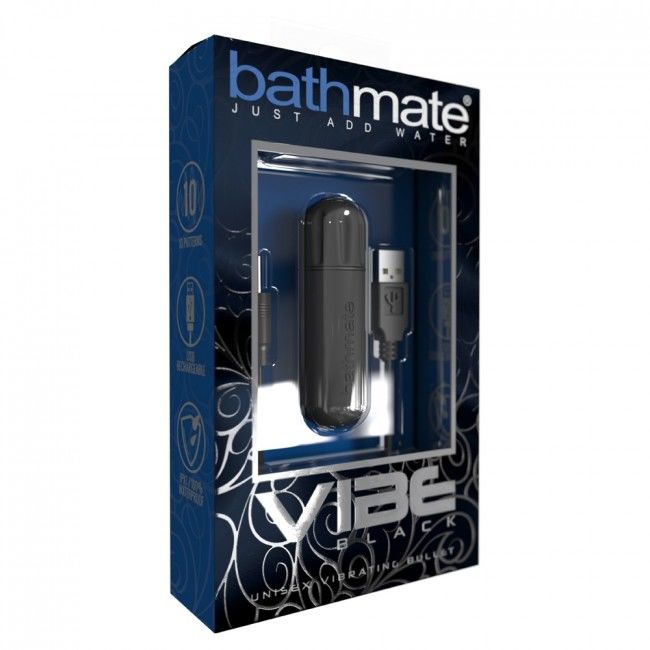 Bathmate Vibe Proiettile Vibrante Nero Compatto Premium - immagine 4