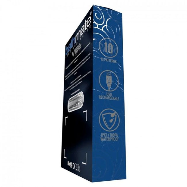 Bathmate Vibe Proiettile Vibrante Premium Argento Compatto