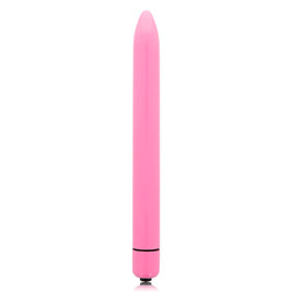 Glossy - Vibratore Sottile Rosa Scuro