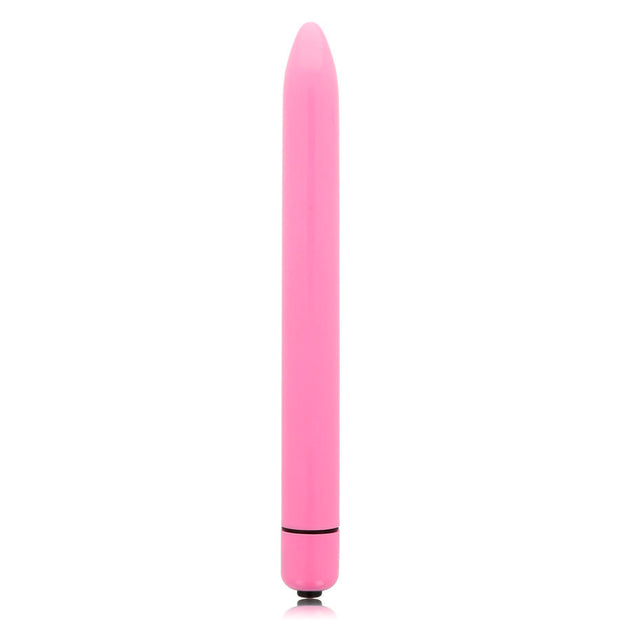 Glossy - Vibratore Sottile Rosa Scuro