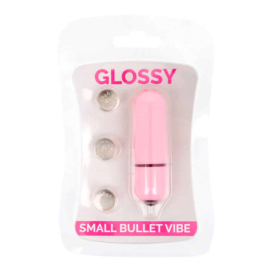 Glossy Mini Bullet Vibratore Rosa in Silicone Body-Safe - immagine 3