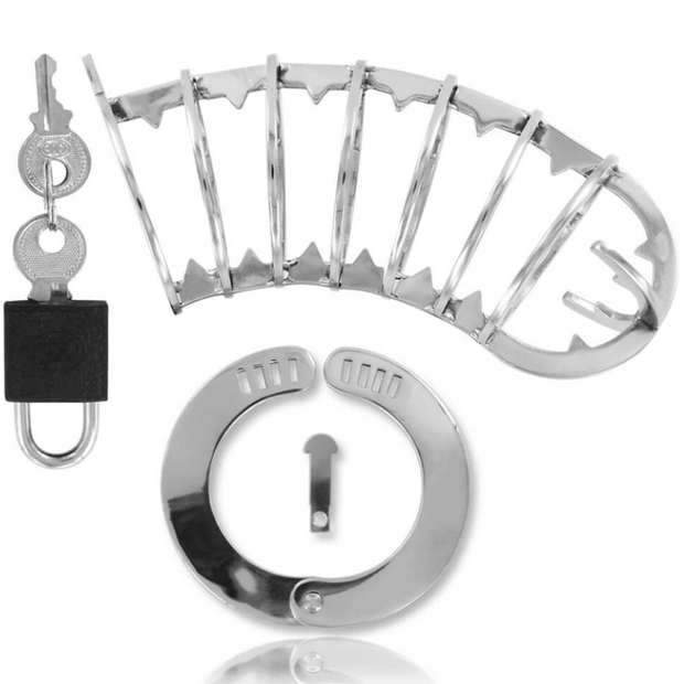 Gabbia Intima in Metallo con Chiusura 14 cm | METAL HARD