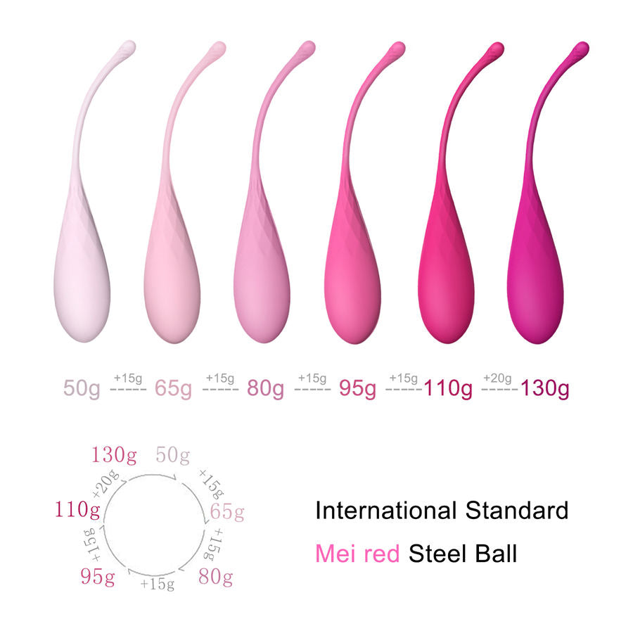 Leslie Set Allenamento Pavimento Pelvico 6 Pezzi in Silicone - immagine 9