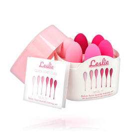 Leslie Set Allenamento Pavimento Pelvico 6 Pezzi in Silicone