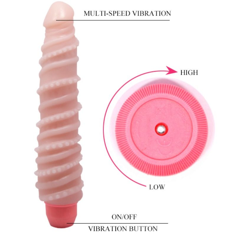 Baile Flexi Vibe Vibratore Ergonomico a Spirale 19.5cm Premium - immagine 6