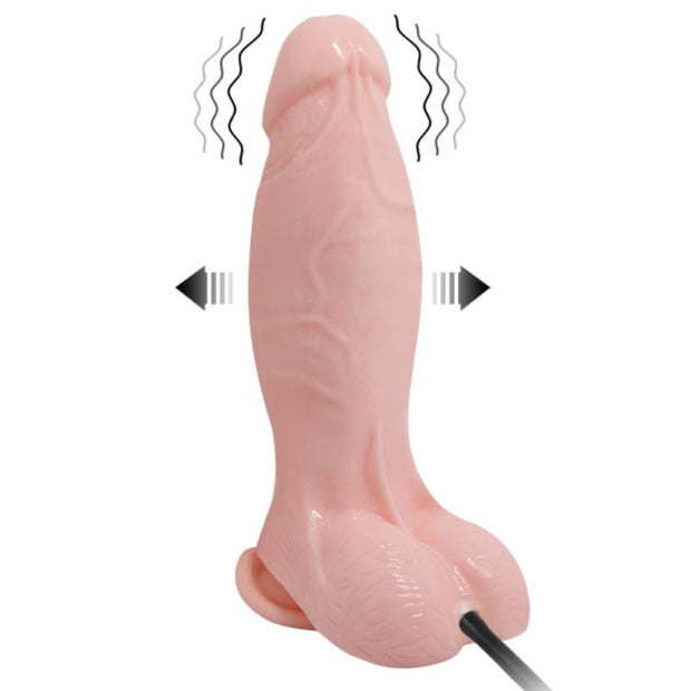 Baile Vibratore Realistico Gonfiabile con Telecomando 18.8cm - immagine 2