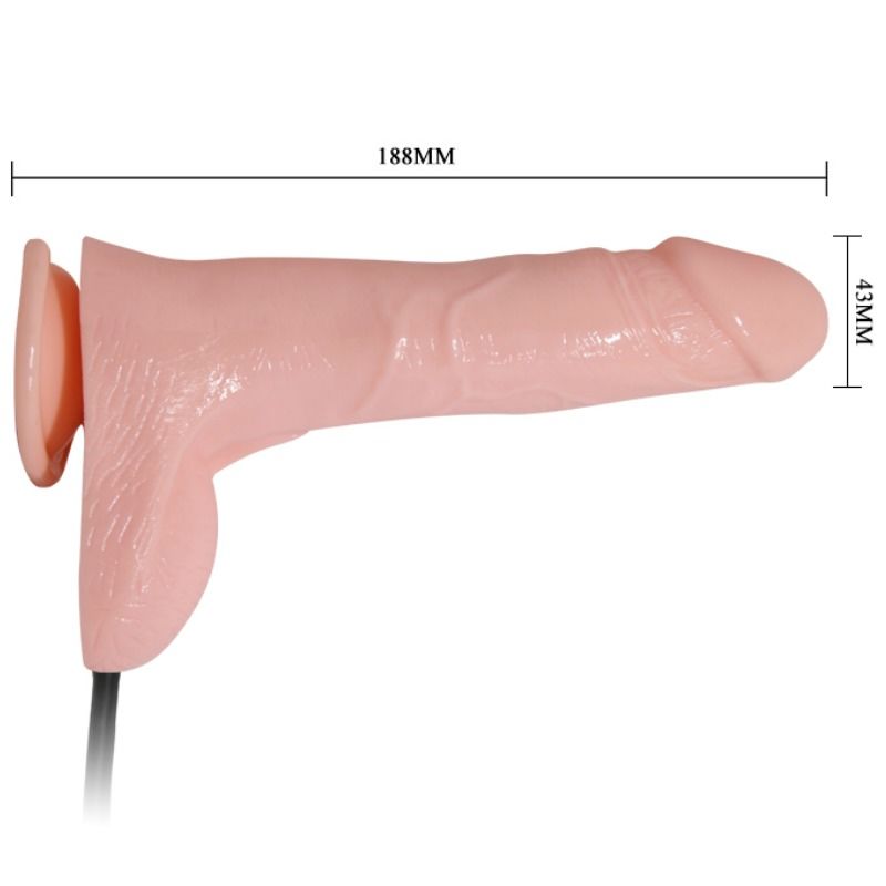 Baile Vibratore Realistico Gonfiabile con Telecomando 18.8cm - immagine 9