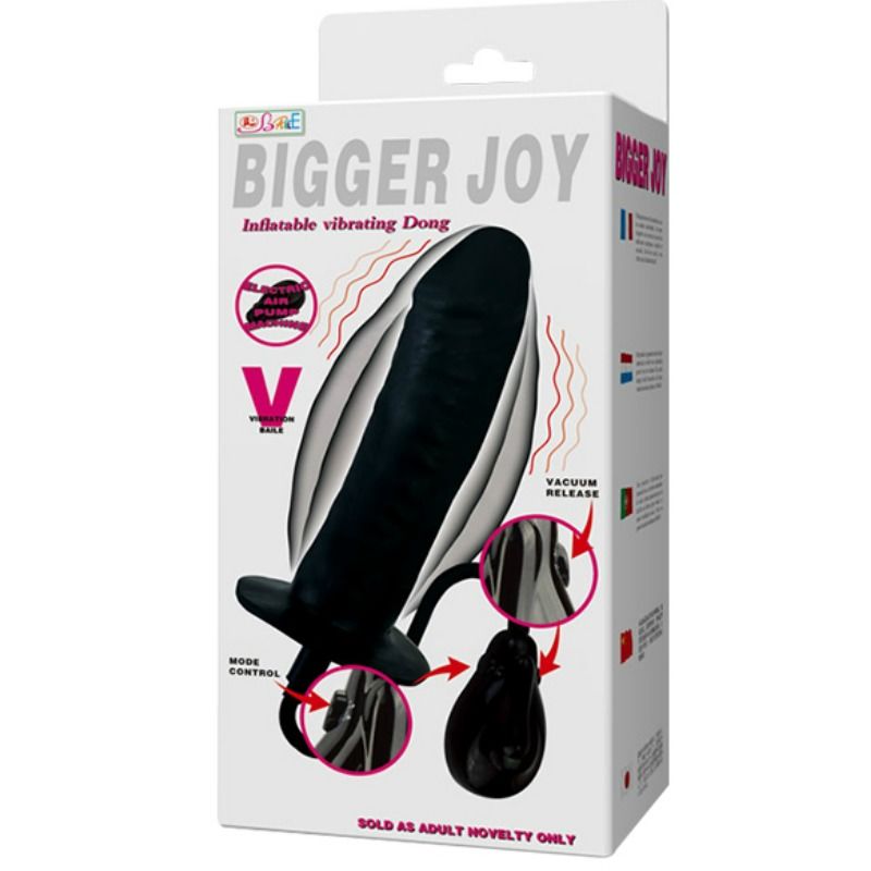Baile - Dildo Gonfiabile Bigger Joy Con Vibrazione 16 Cm