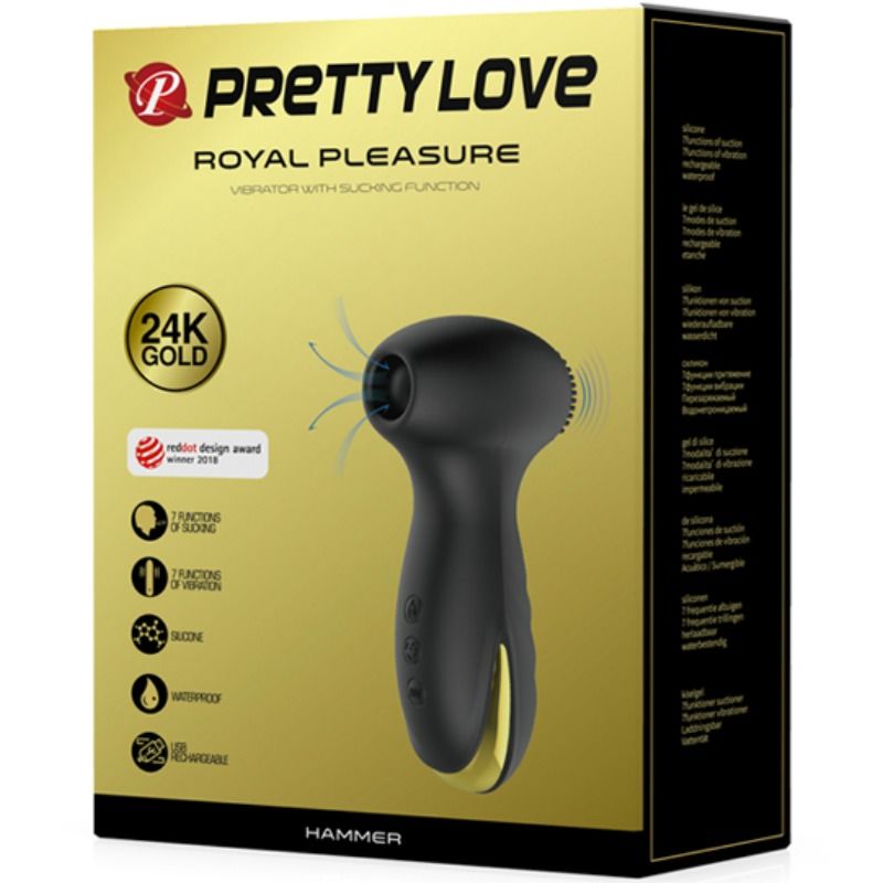 Vibratore Ricaricabile Pretty Love Smart in Silicone Medicale