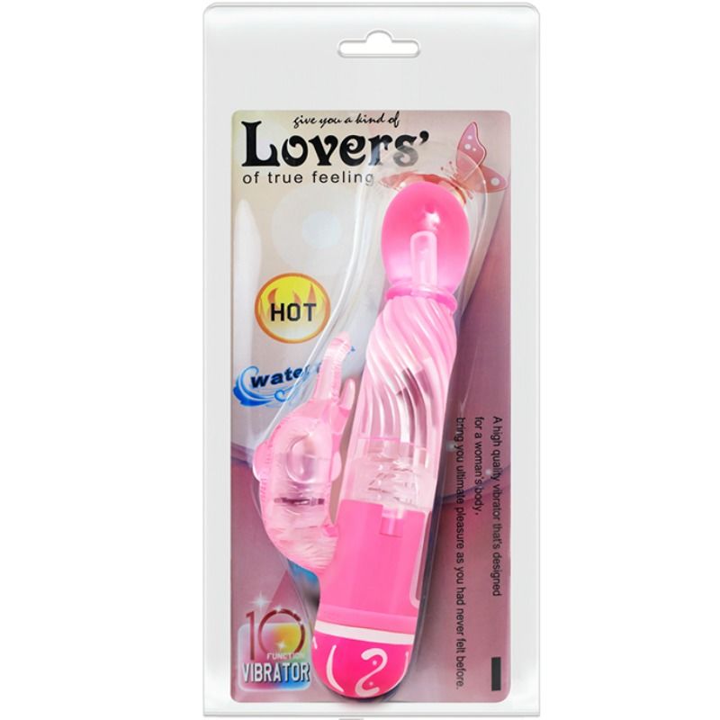 Baile Vibratore Rabbit Multivelocità in Rosa Body-Safe - immagine 8