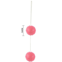 Baile Stimulating Sfere Allenamento Pavimento Pelvico Rosa 3.6cm - immagine 3