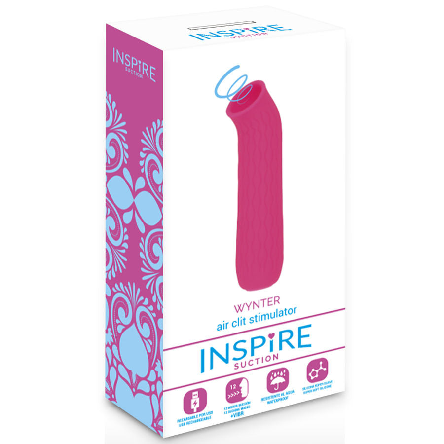 Inspire Suction Stimolatore Air-Pulse in Silicone Rosa Invernale - immagine 3