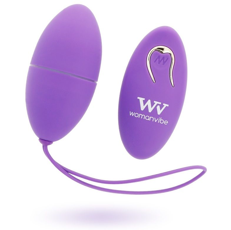 Womanvibe Alsan Egg Vibratore con Telecomando in Silicone Viola